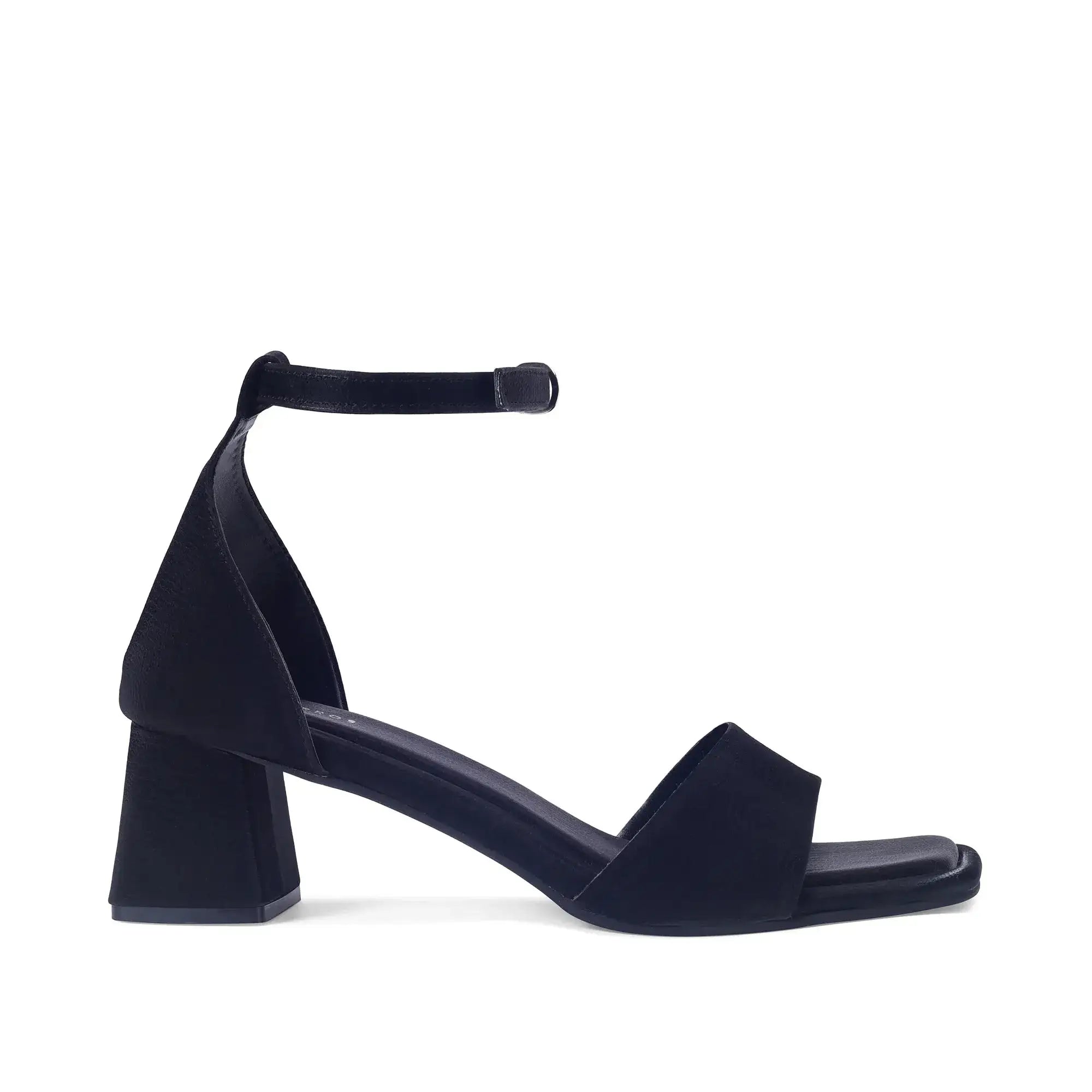 Gabbana Backstrap Everyday Block Black Heels - Lino Perros