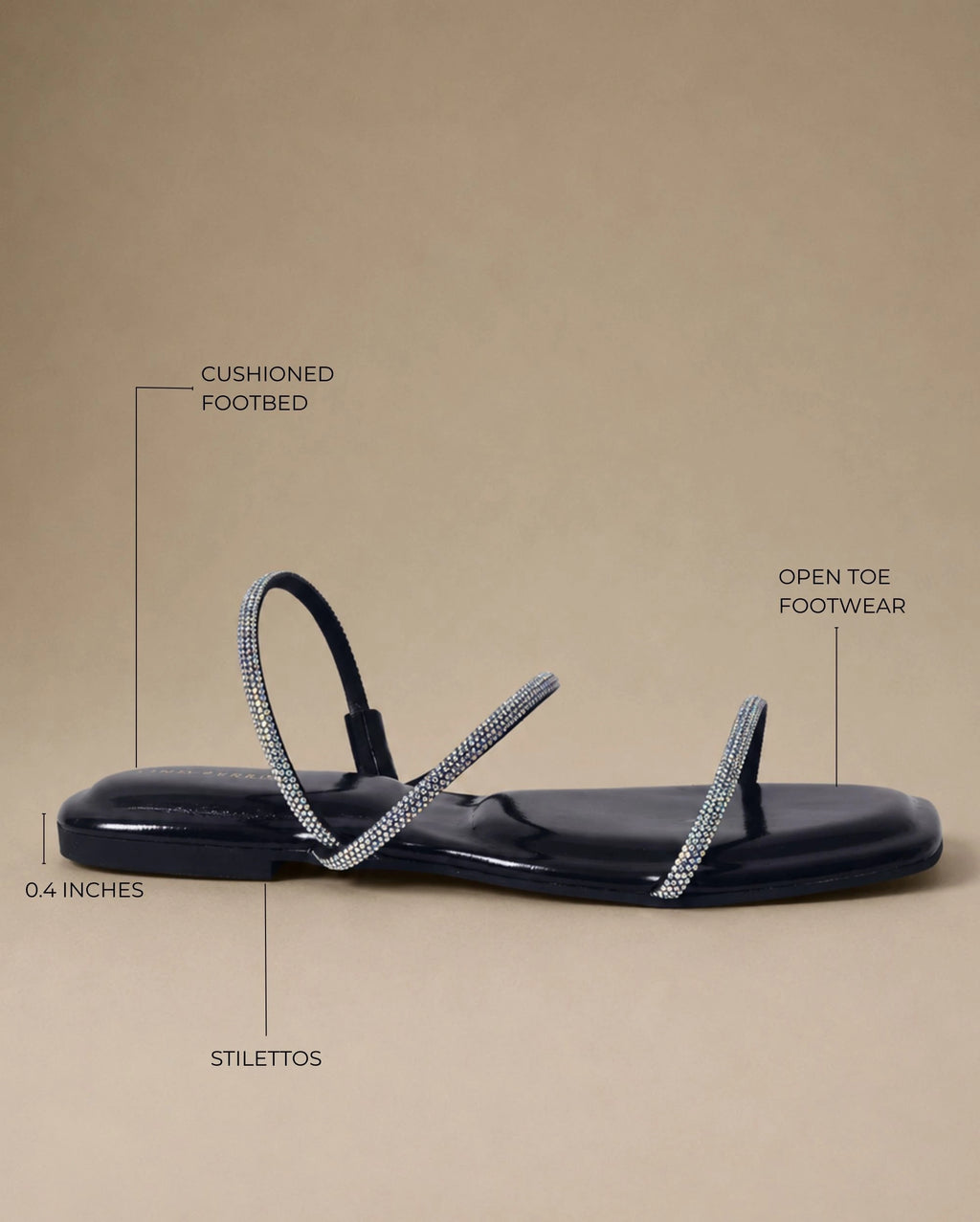Mary Lovely Black Flats - Lino Perros