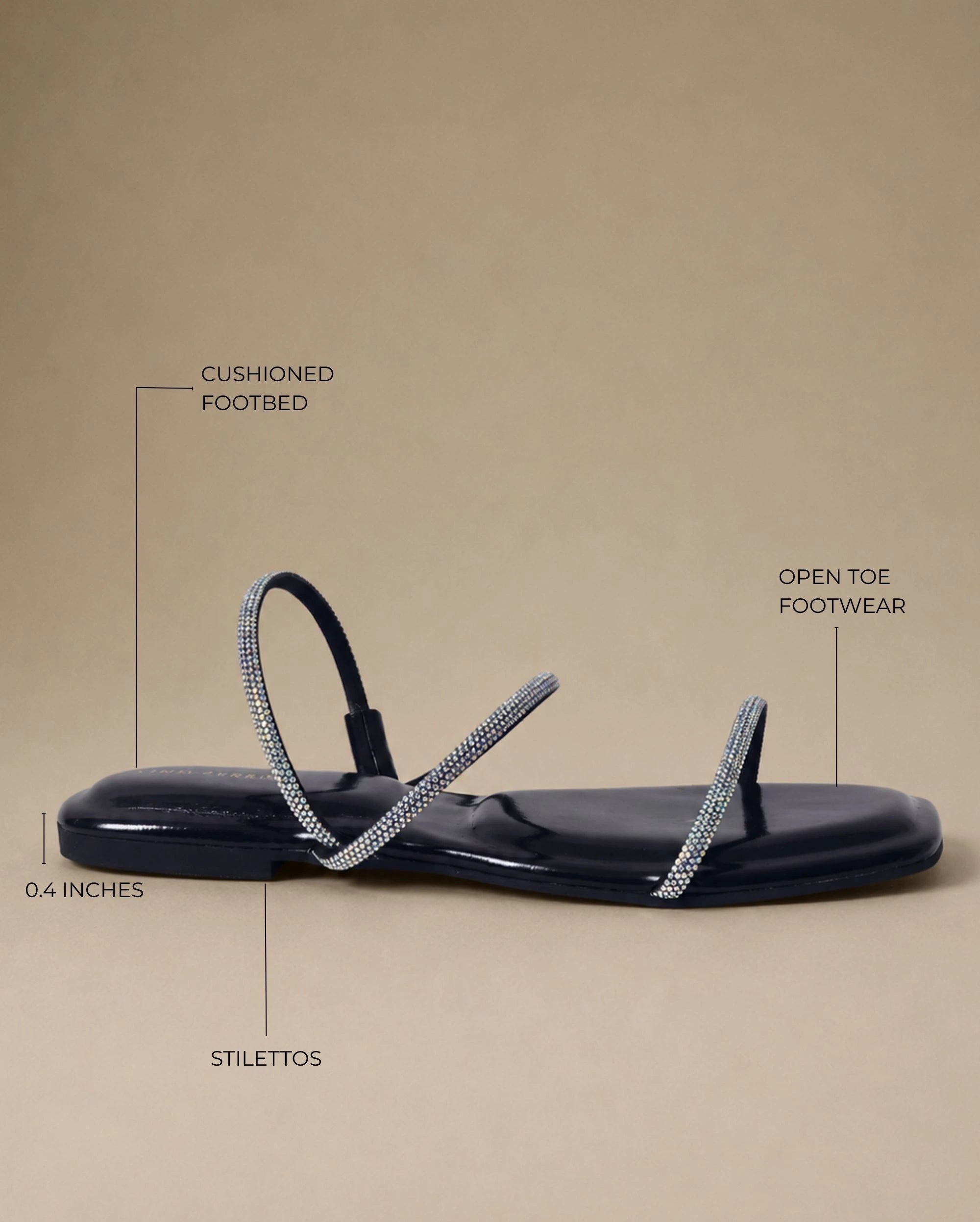 Mary Lovely Black Flats - Lino Perros