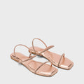 Mary Lovely Rosegold Flats - Lino Perros
