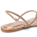 Mary Lovely Rosegold Flats - Lino Perros