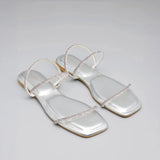 Mary Lovely Silver Flats