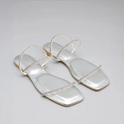 Mary Lovely Silver Flats