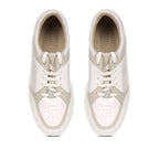 Stellar Nexus Dynamic White Beige Sneakers - Lino Perros
