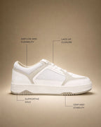 Stellar Nexus Dynamic White Beige Sneakers