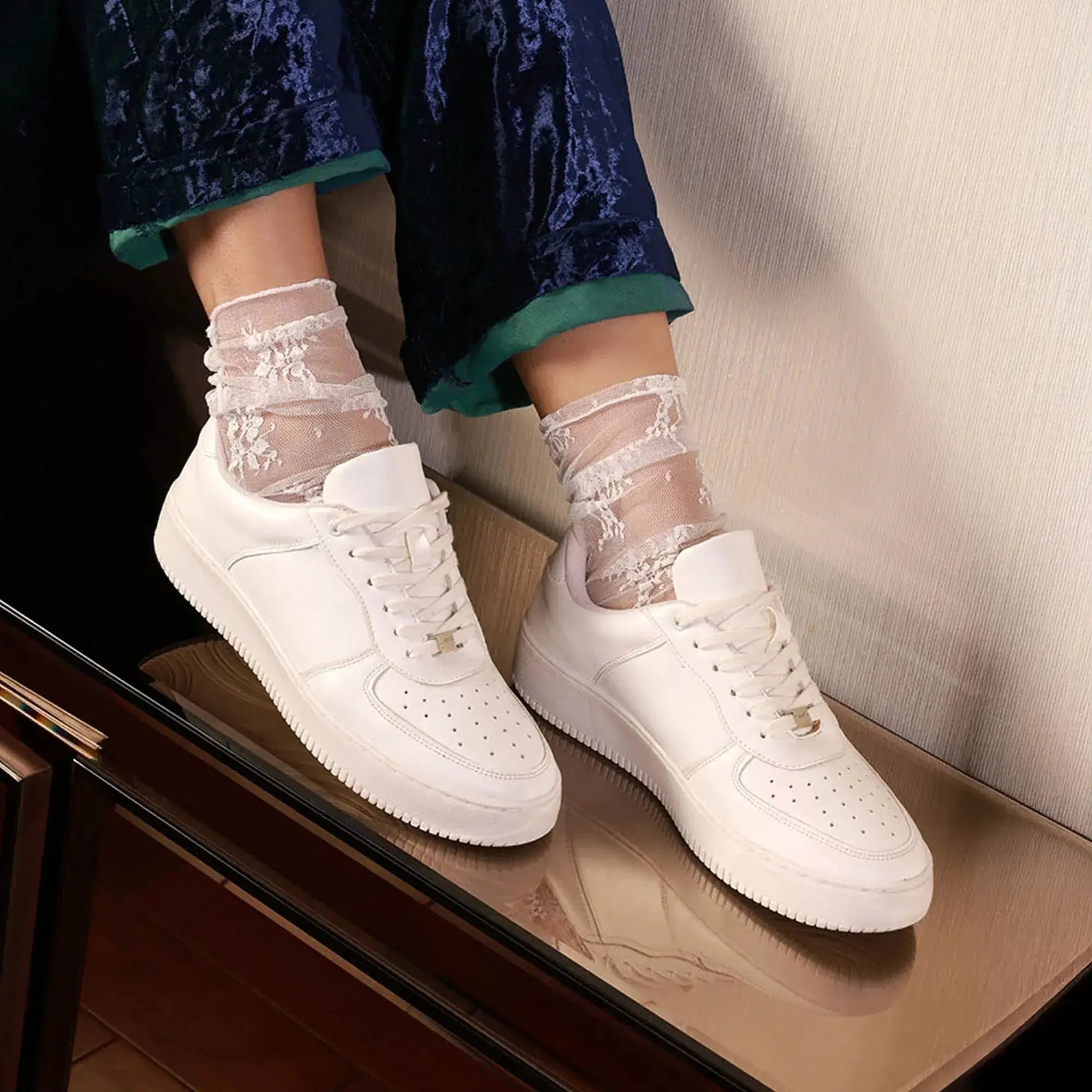 Stellar Nexus Generation White Sneakers - Lino Perros