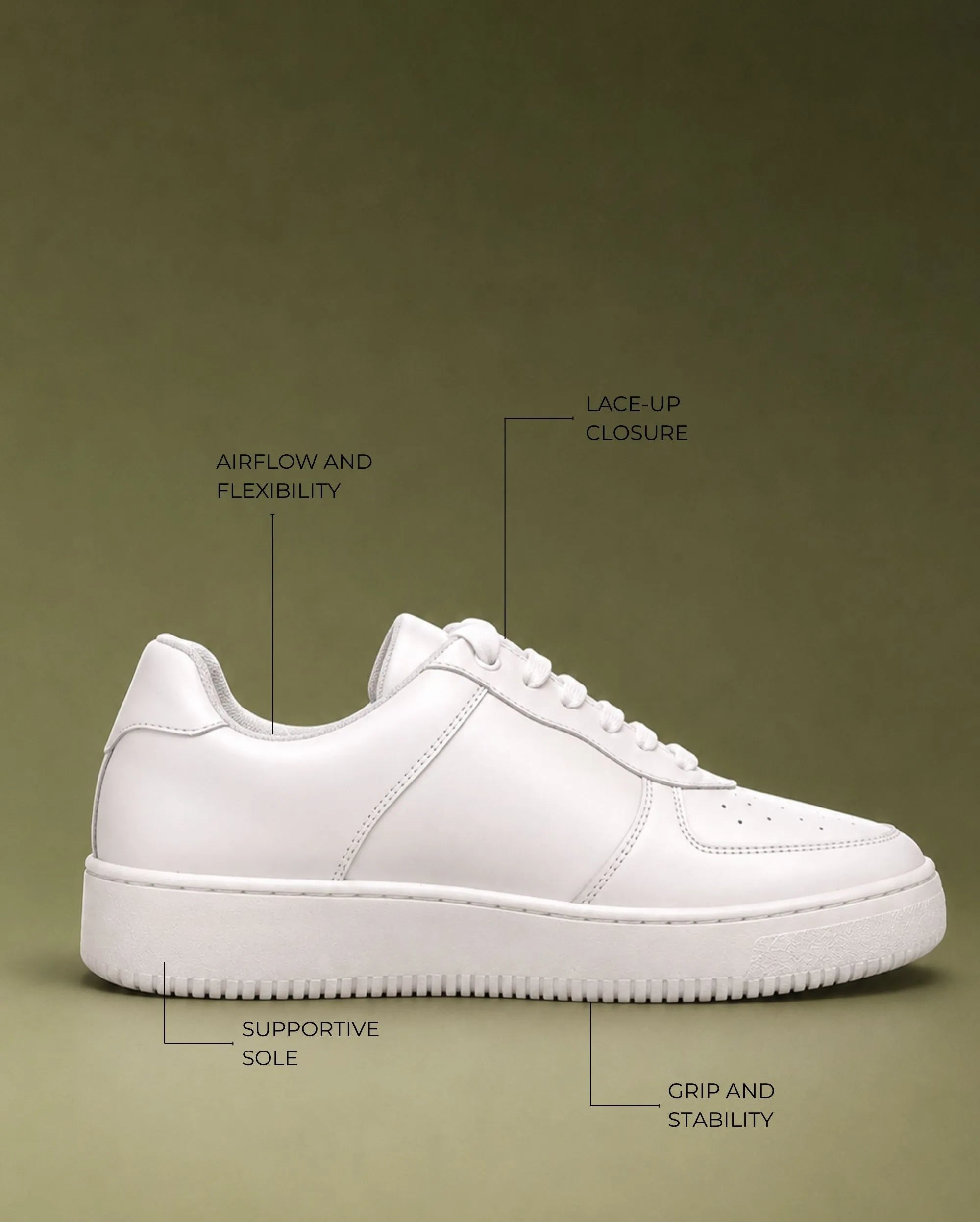 Stellar Nexus Generation White Sneakers - Lino Perros