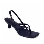 Hepburn Glam Black Kitten Heels - Lino Perros