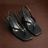 Hepburn Glam Black Kitten Heels
