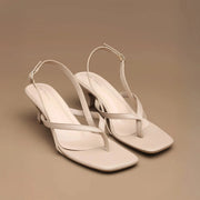 Hepburn Graceful Kitten Nude Heels