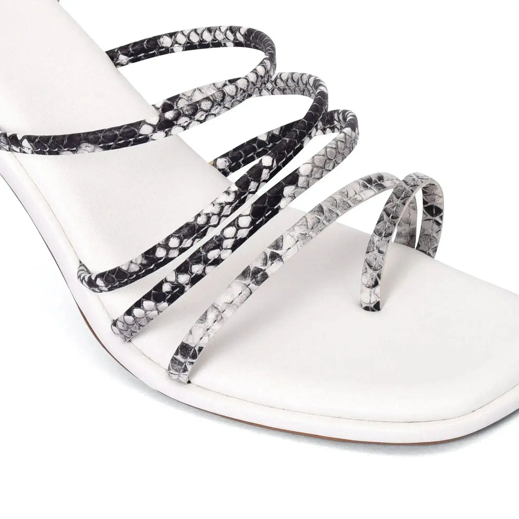 Victoria Cafe Grey Stilettos - Lino Perros