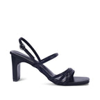 Gabbana Stylish Everyday Block Black Heels - Lino Perros