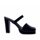 Tiffany Boss Lady Square Toe Black Pumps
