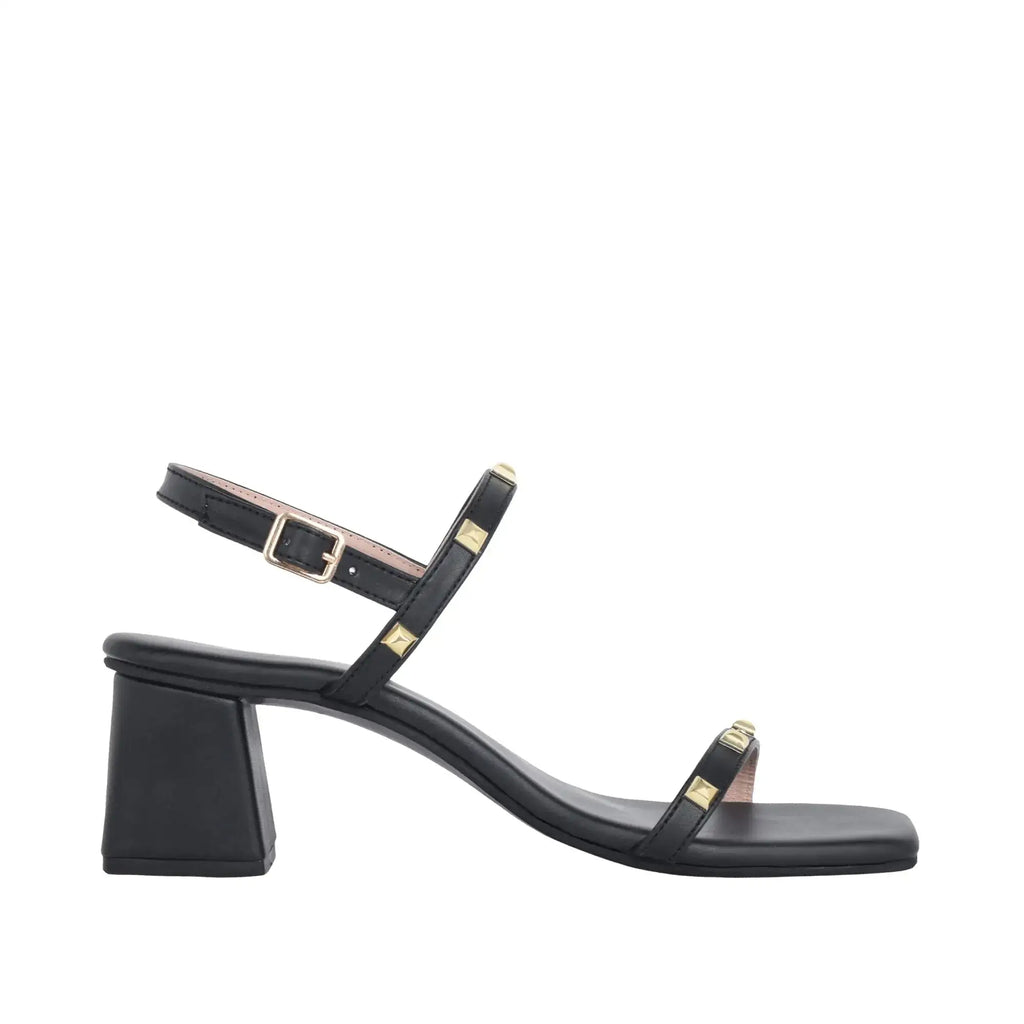 Gabbana Elegance Block Black Heels - Lino Perros