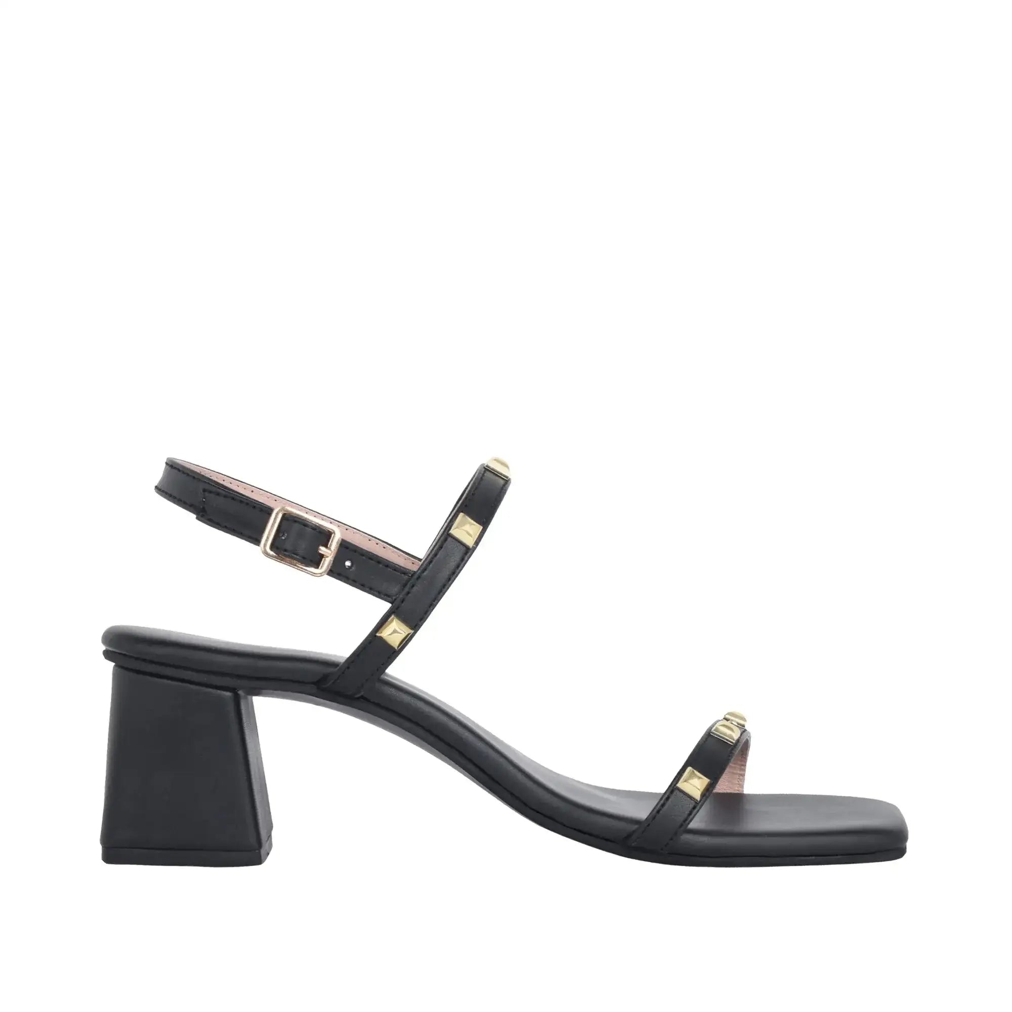 Gabbana Elegance Block Black Heels - Lino Perros