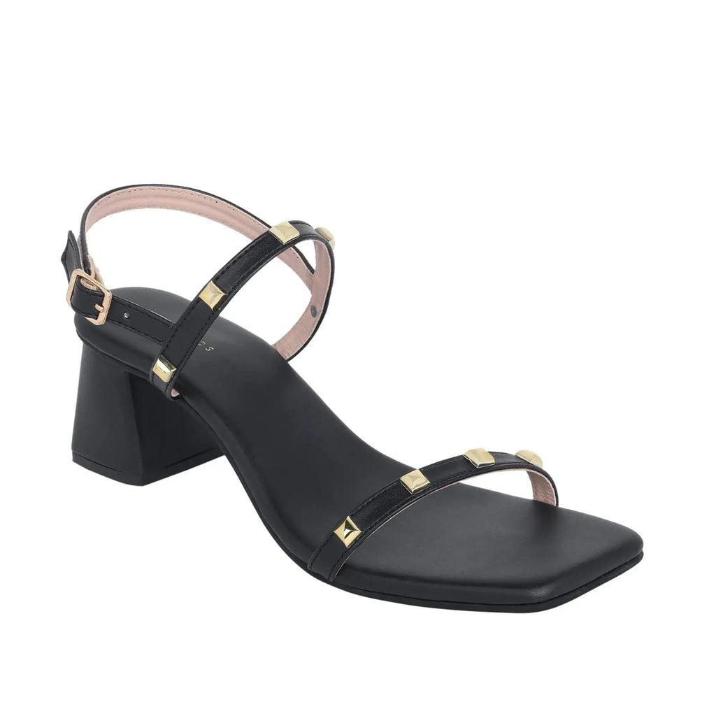 Gabbana Elegance Block Black Heels - Lino Perros