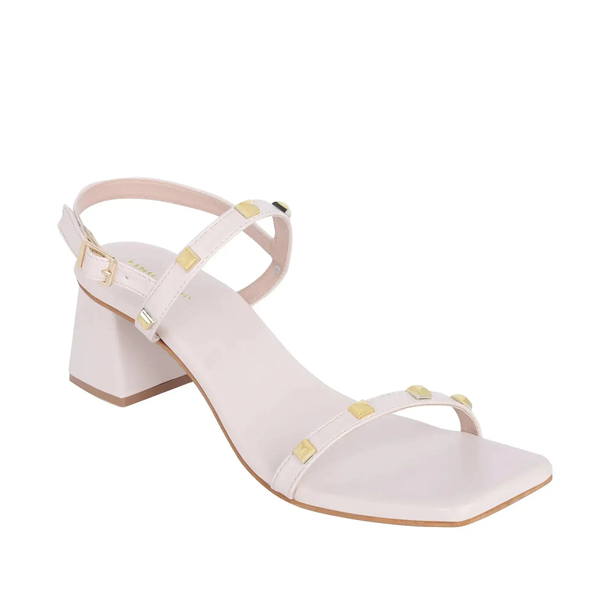 Gabbana Elegance Block Off White Heels - Lino Perros