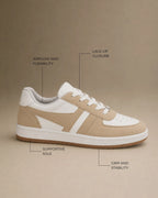 Stellar Nexas Duo Beige Sneakers - Lino Perros