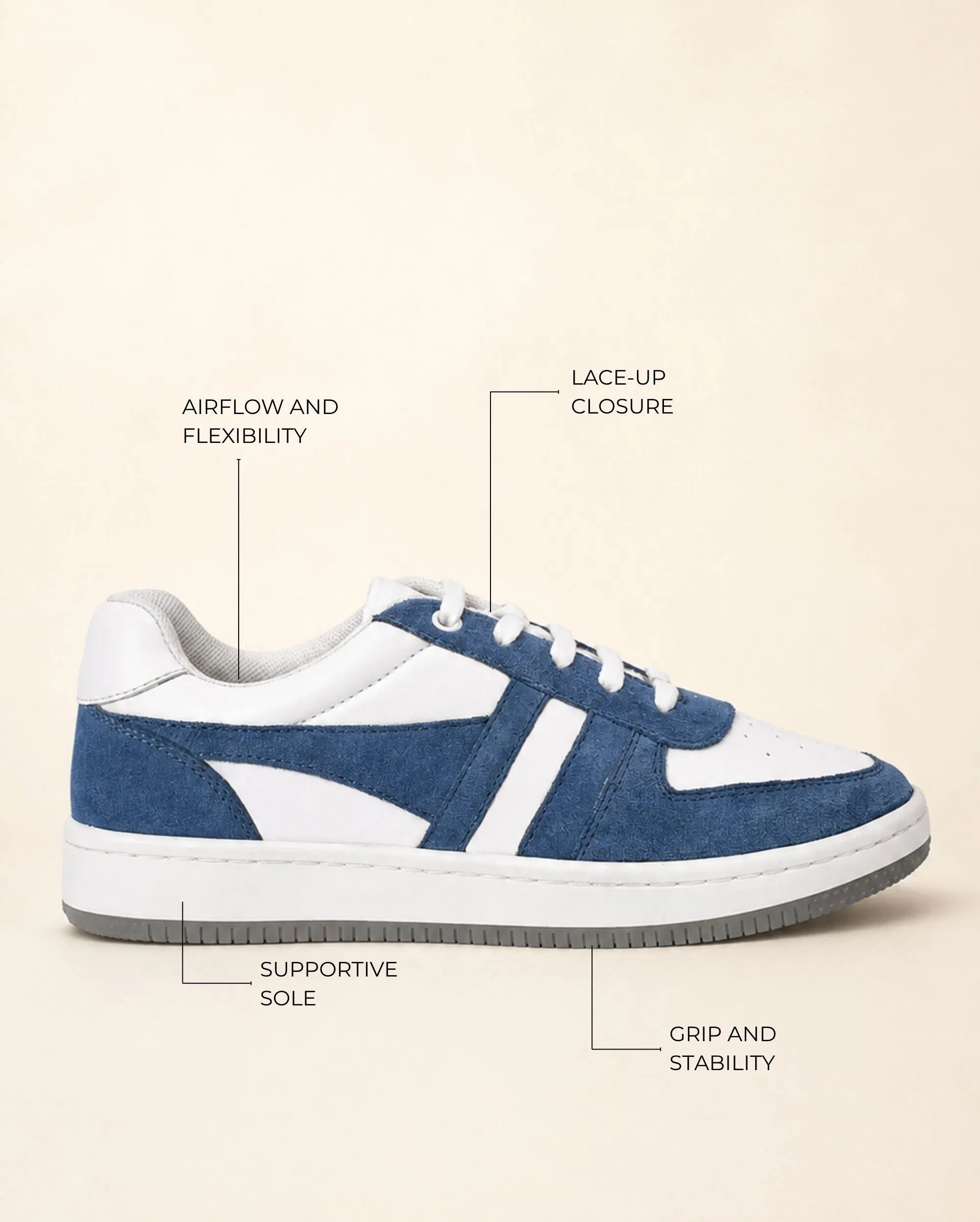 Stellar Nexas Duo Blue Sneakers - Lino Perros