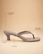 Hepburn Daily Kitten Beige Heels - Lino Perros