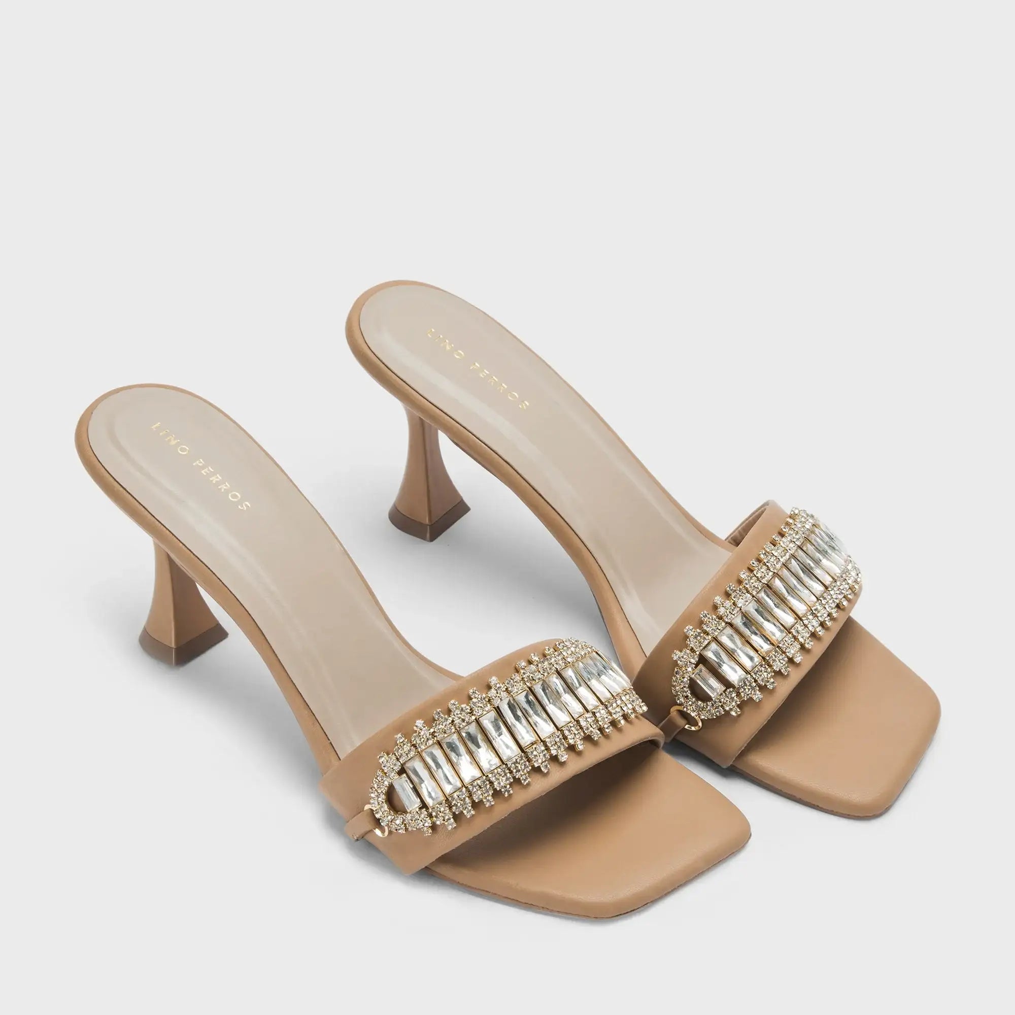 Victoria Fortune Stilettos Light- Tan Heels - Lino Perros