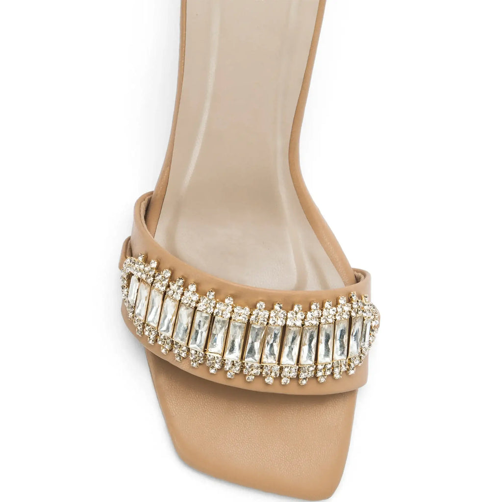Victoria Fortune Stilettos Light- Tan Heels - Lino Perros