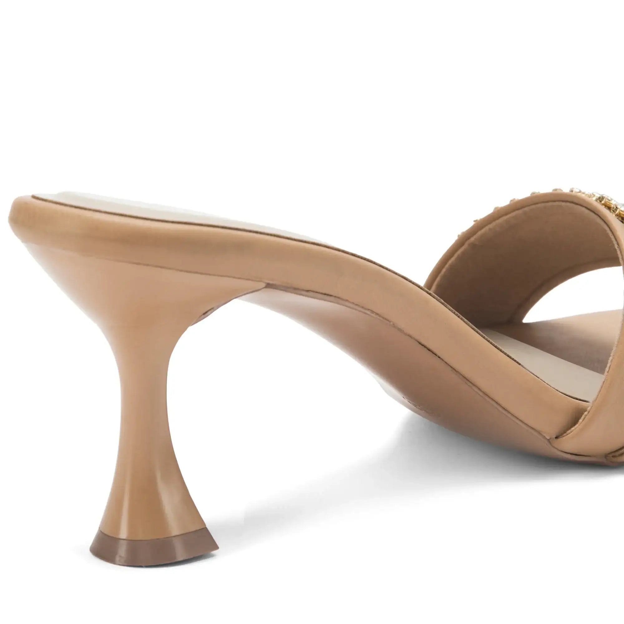 Victoria Fortune Stilettos Light- Tan Heels - Lino Perros