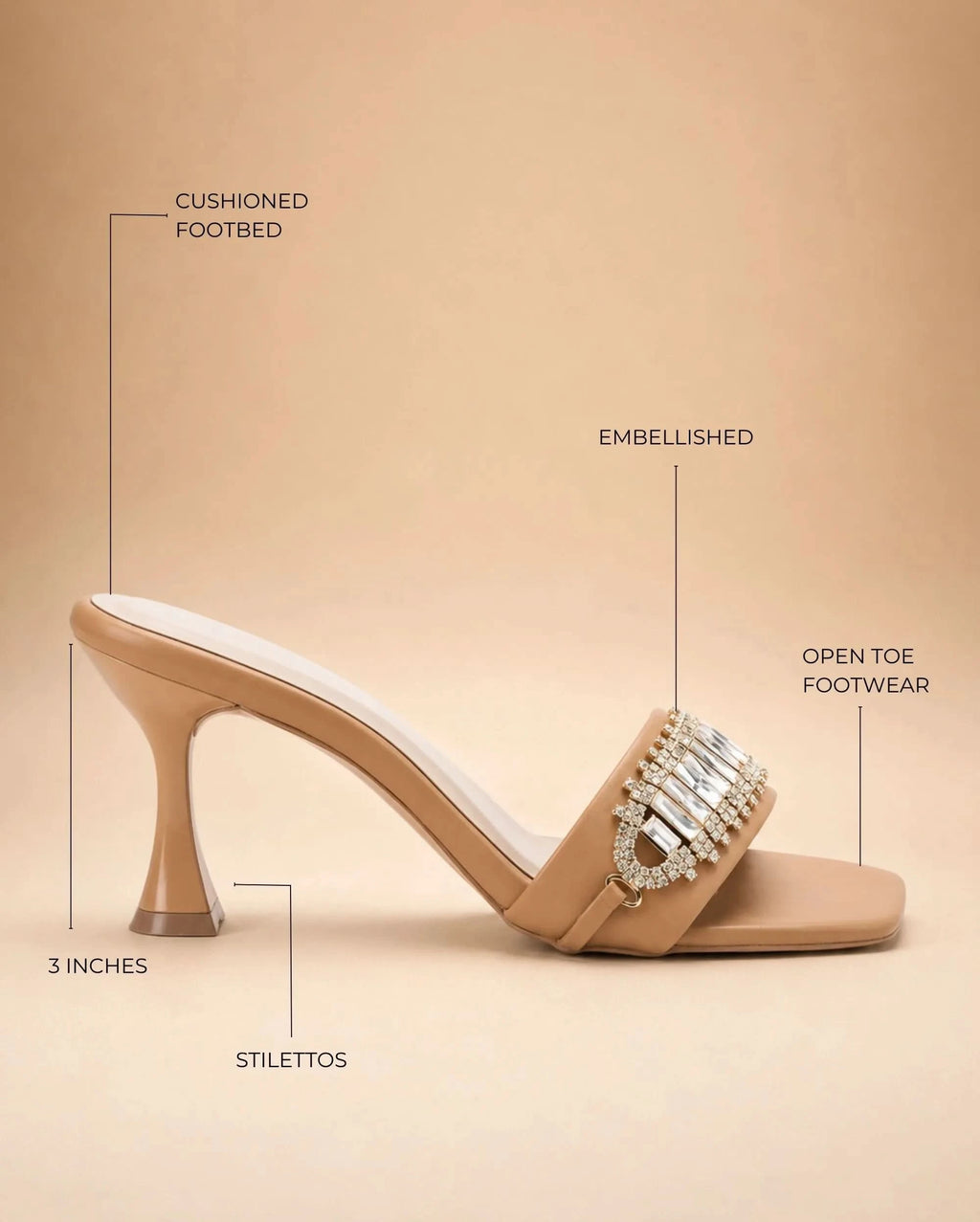 Victoria Fortune Stilettos Light- Tan Heels - Lino Perros