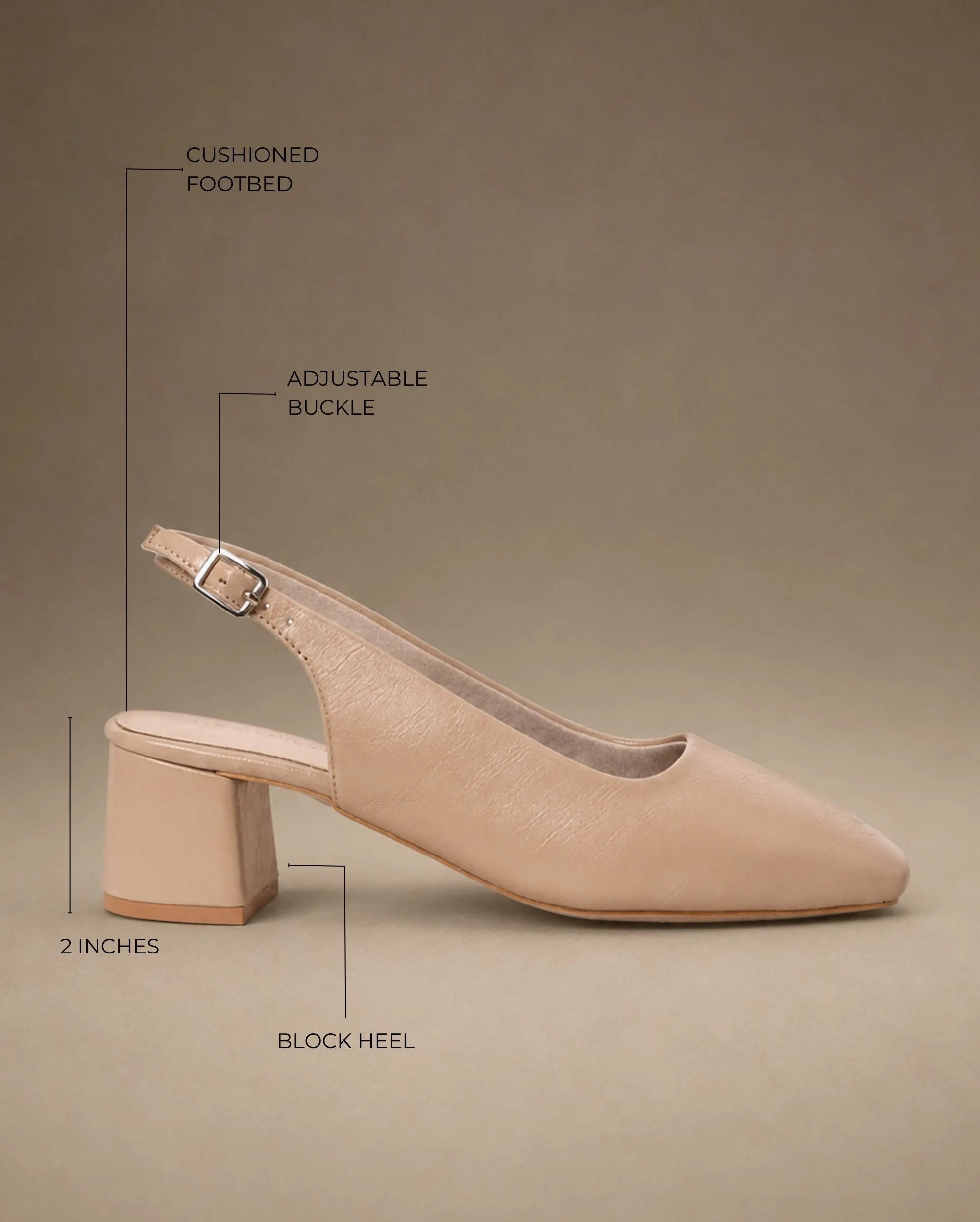 Gabbana Lady Square Beige Toe Pumps - Lino Perros