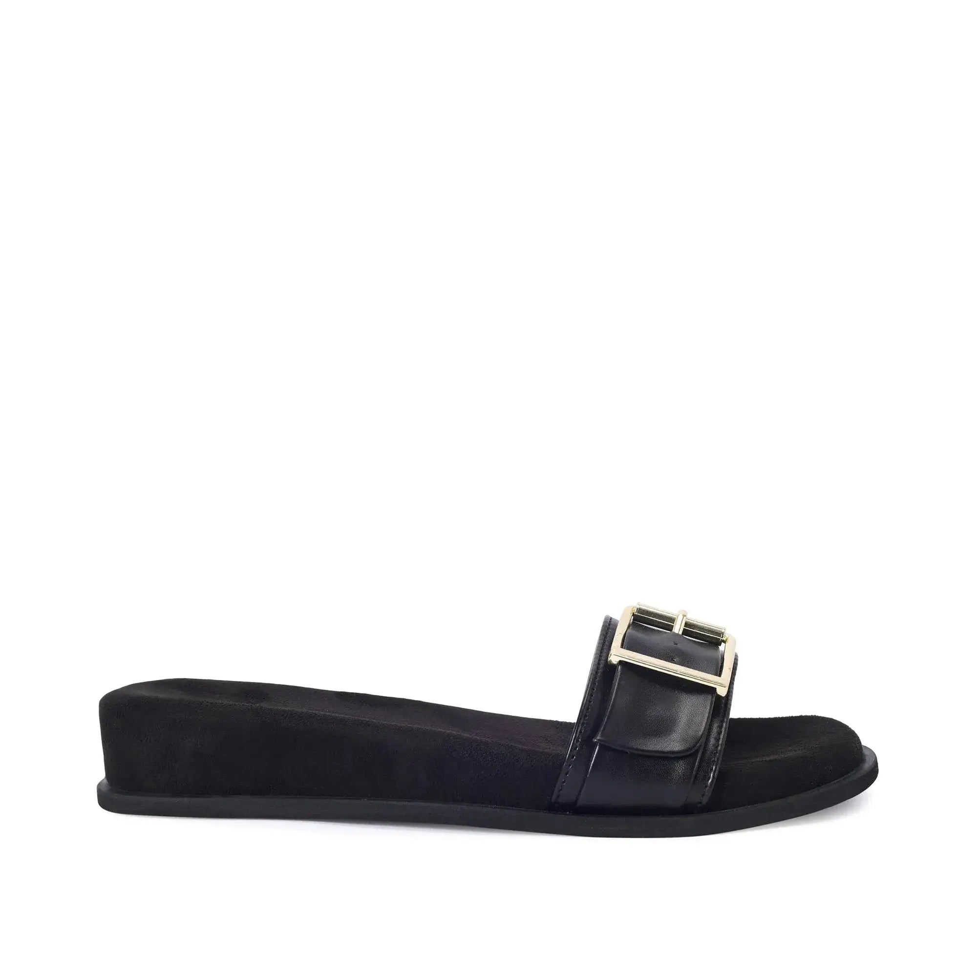 Mary Attention Black Flats - Lino Perros