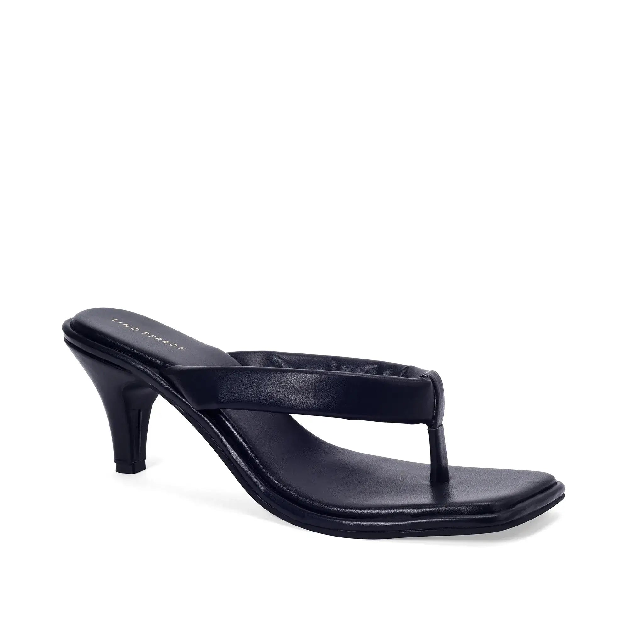 Hepburn Comfort Kitten Black Heels - Lino Perros