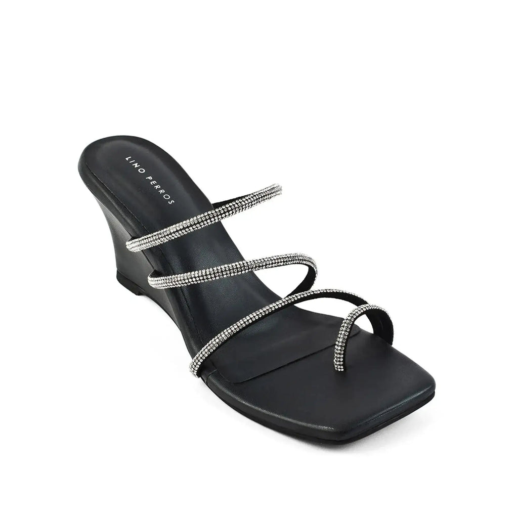Lopez Glitz Party Silver Wedges - Lino Perros