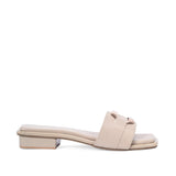 Mary Relief Beige Flats