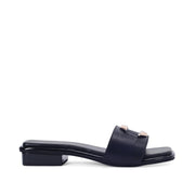 Mary Relief Black Flats