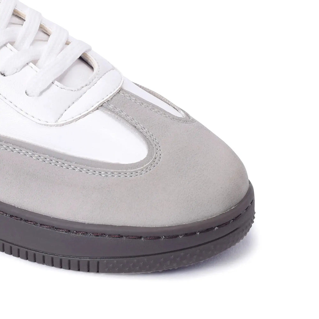 Oasis Dual Color Grey White comfort shoes - Lino Perros