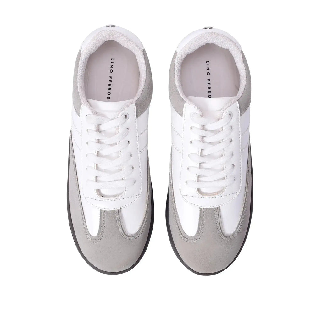 Oasis Dual Color Grey White comfort shoes - Lino Perros