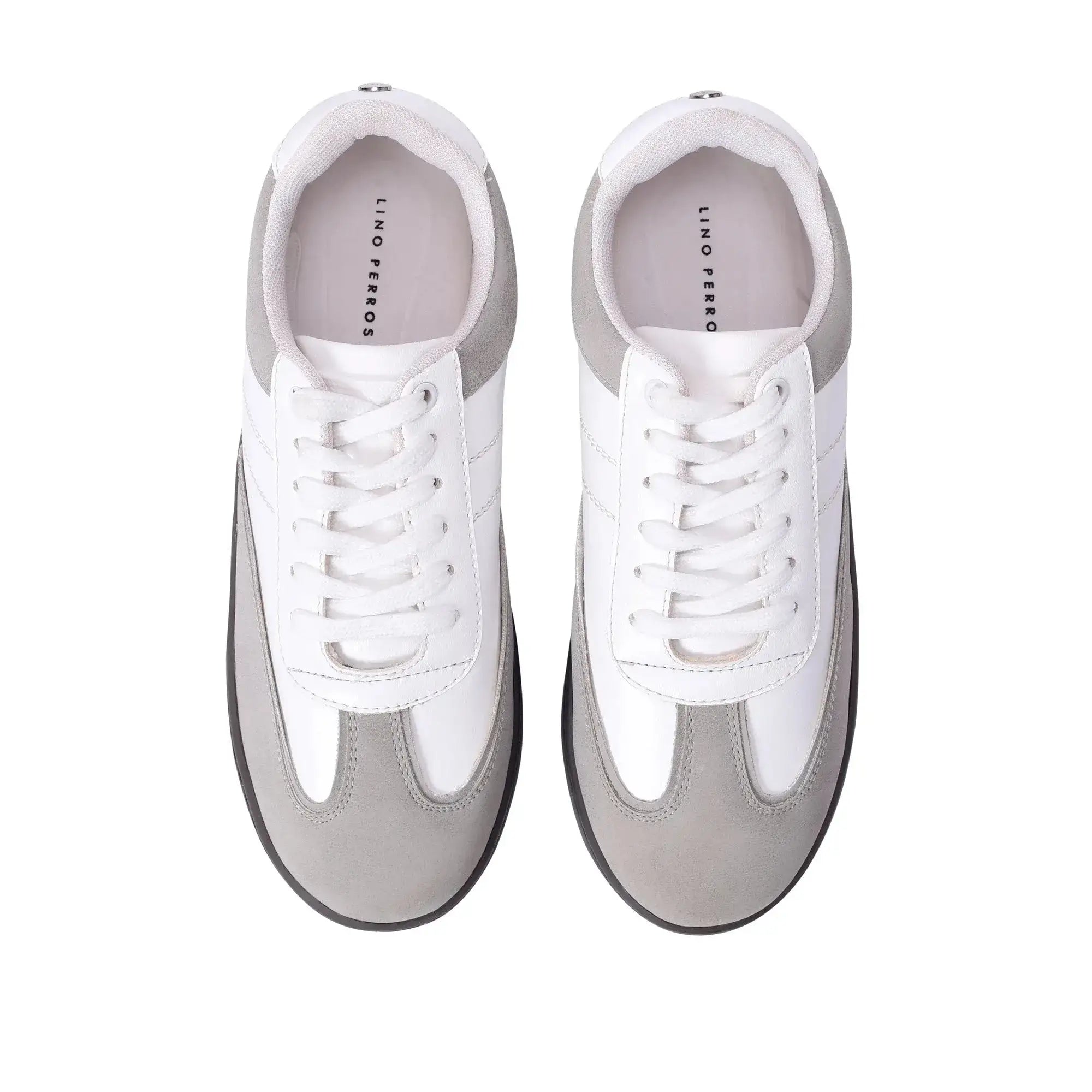 Oasis Dual Color Grey White comfort shoes - Lino Perros