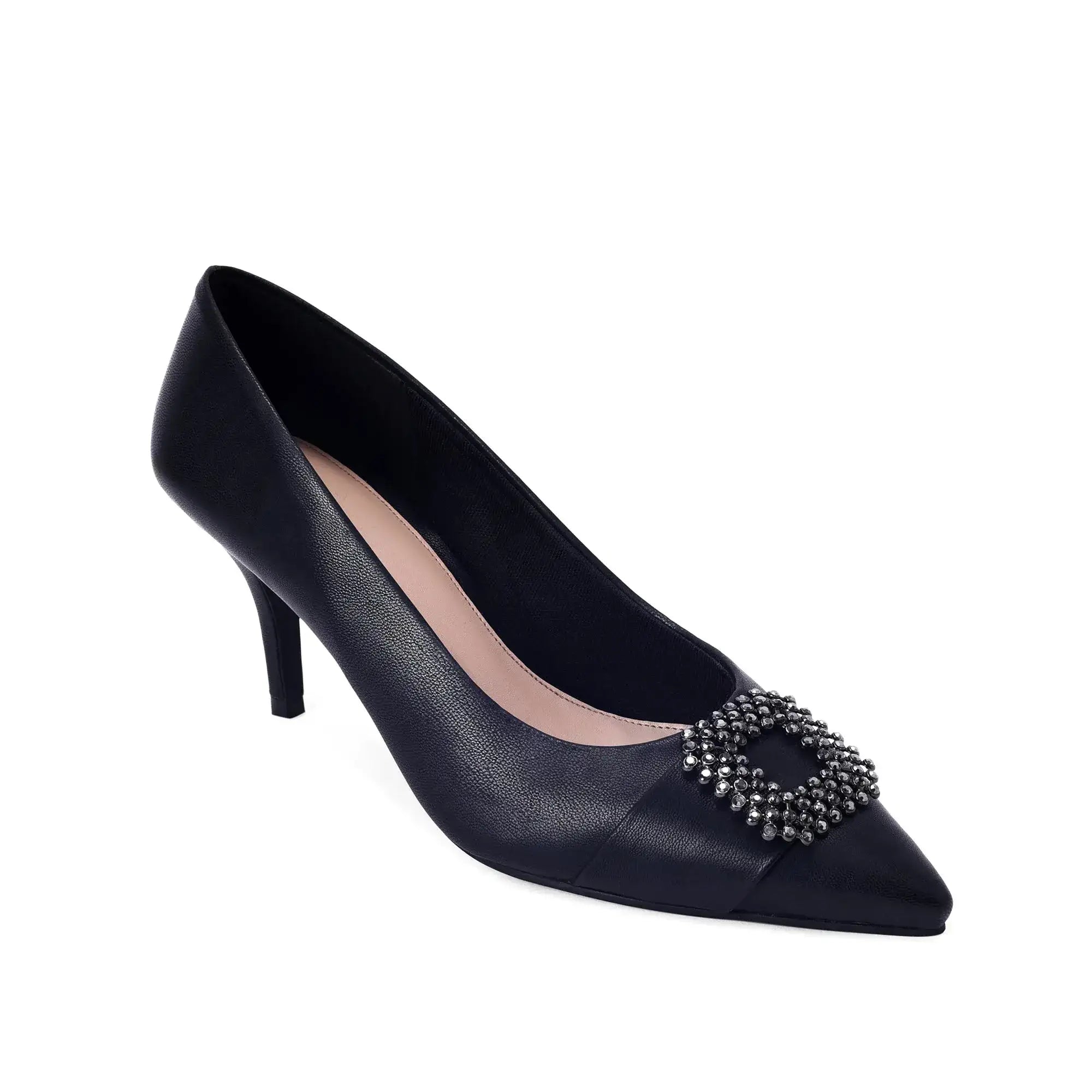 Gaga Broach Black Luminous Pumps - Lino Perros