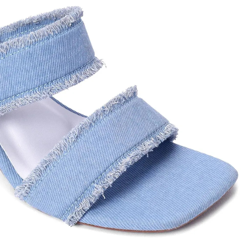 Gabbana trendy denim heels