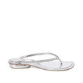 Mary Chic Comfort Silver Flats - Lino Perros