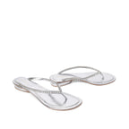Mary Chic Comfort Silver Flats - Lino Perros