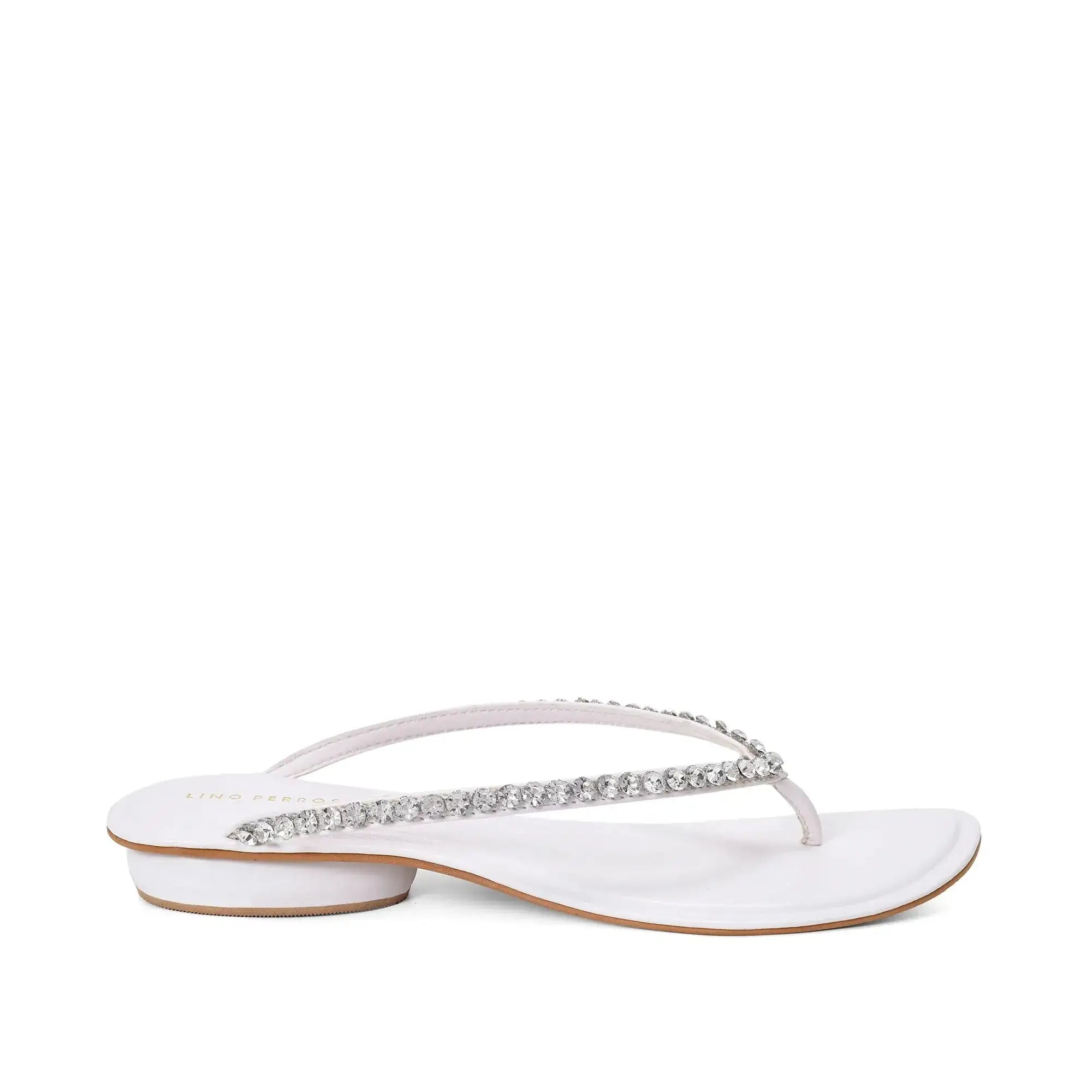 Mary Chic Comfort White Flats - Lino Perros