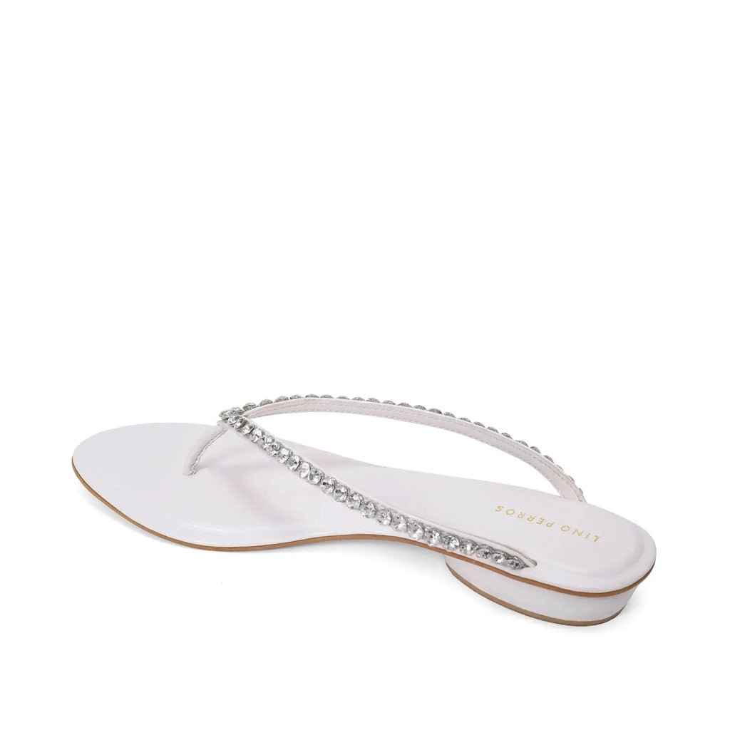 Mary Chic Comfort White Flats - Lino Perros