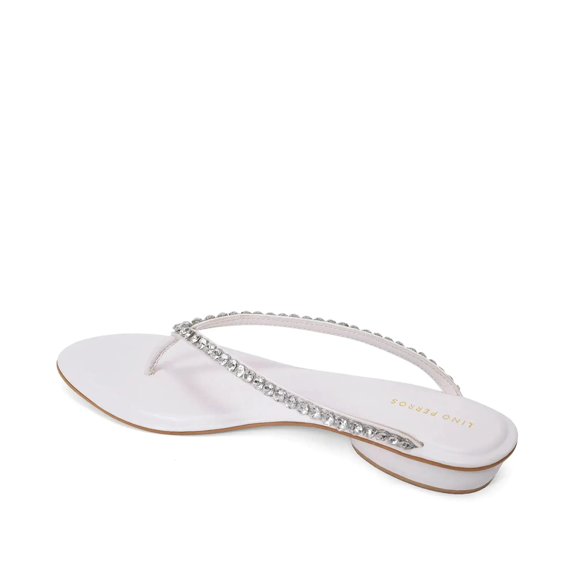 Mary Chic Comfort White Flats - Lino Perros