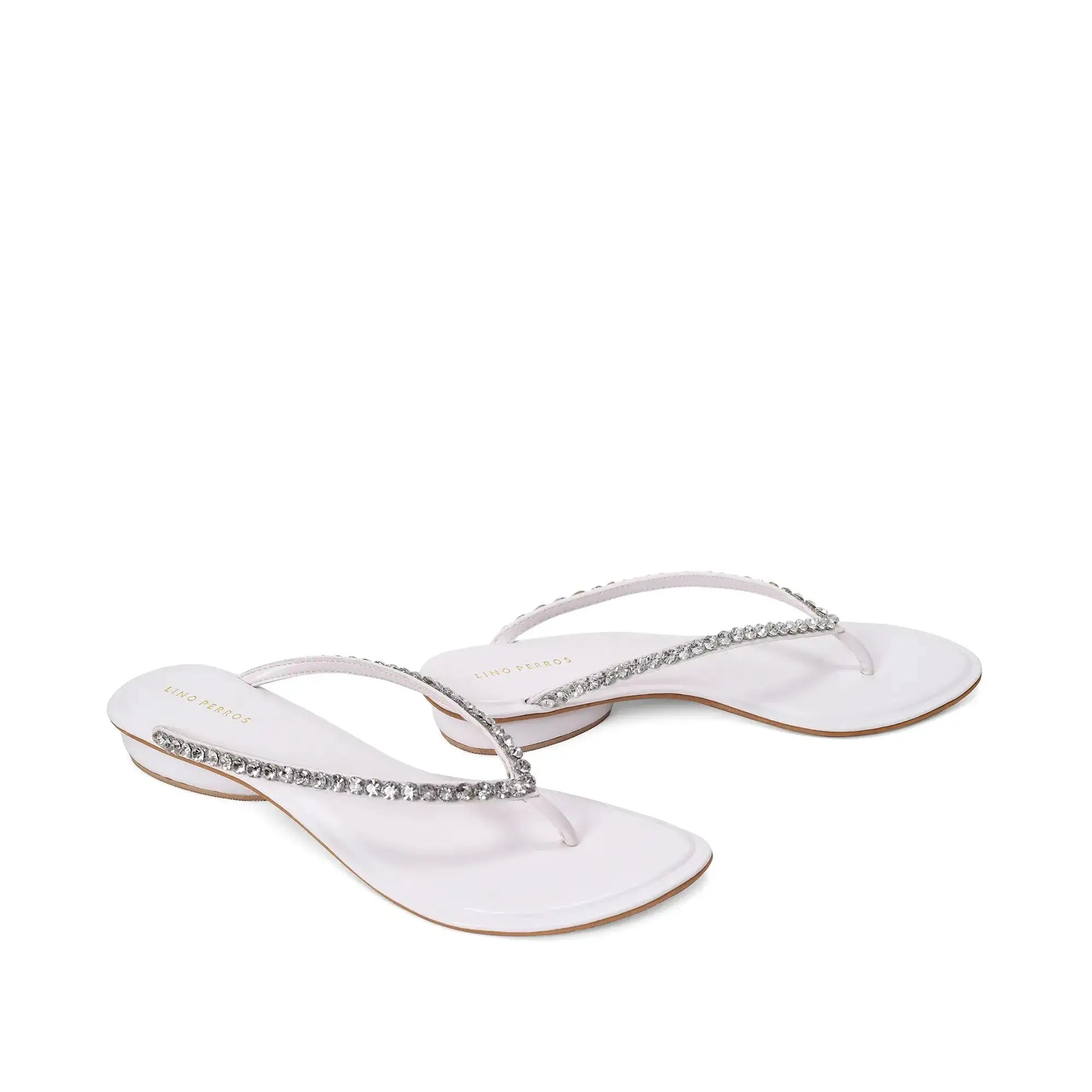 Mary Chic Comfort White Flats - Lino Perros