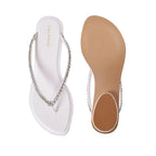 Mary Chic Comfort White Flats - Lino Perros