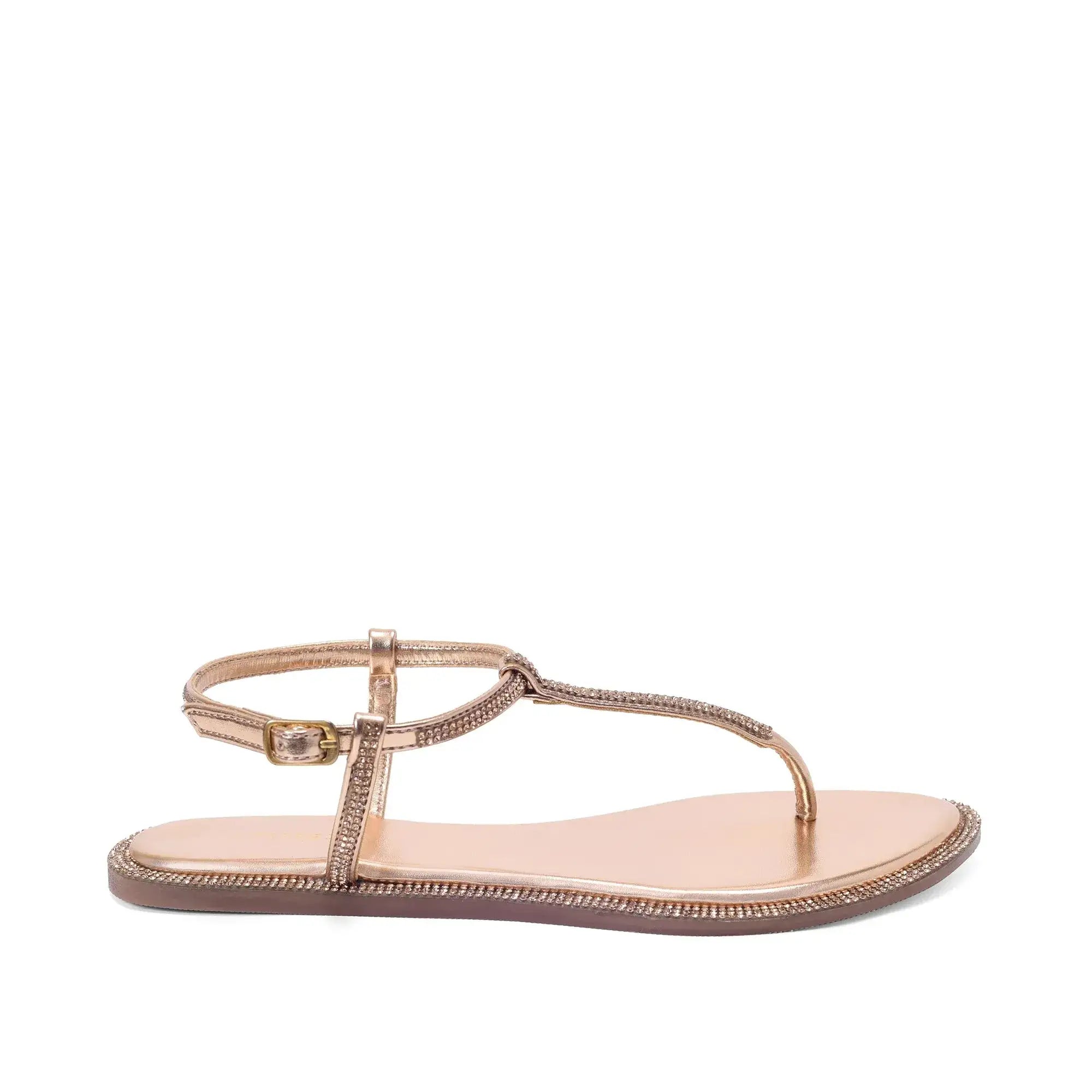 Mary Everday Elegance Rose Gold Flats - Lino Perros