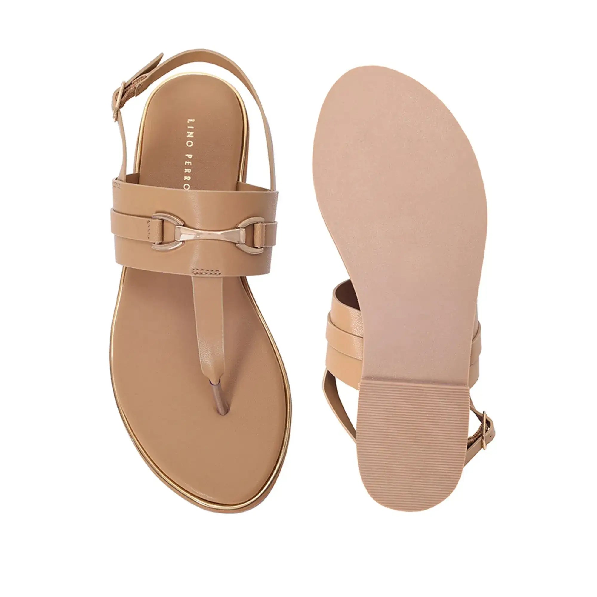 Mary Modern Comfort Camel Flats - Lino Perros