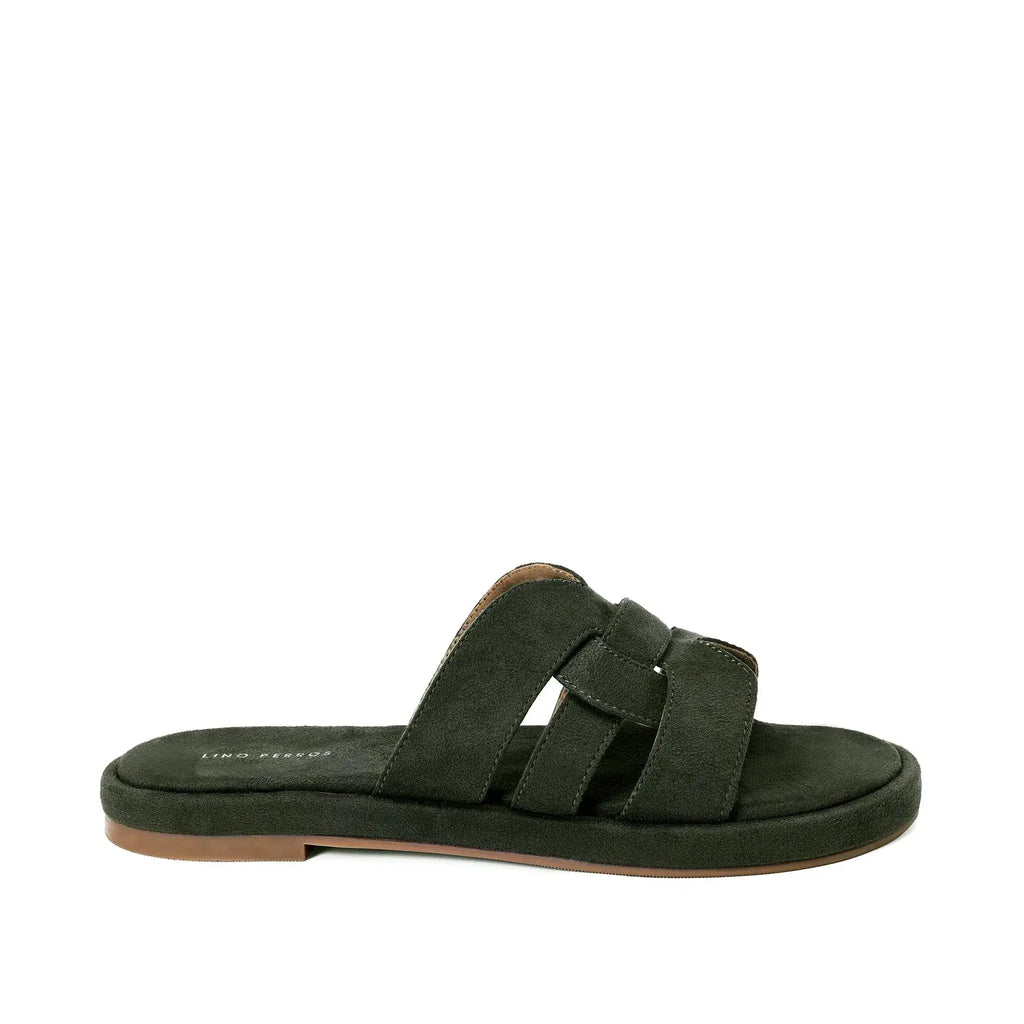 Mary Classic Comfort Green Flats - Lino Perros