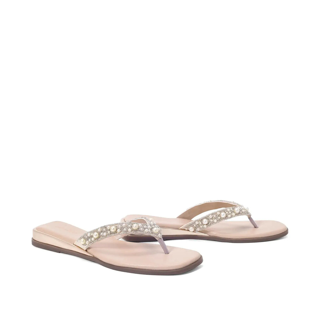 Mary Effortless Elegance Beige Slip-Ons - Lino Perros